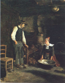 interieur-a-pont-aven-scene-dinterieur-breton-in-guicheteau